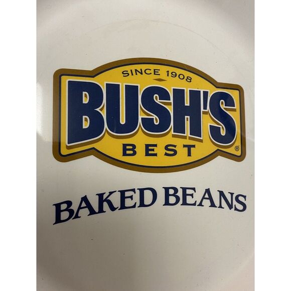 Bush's BEST Baked Beans Drink N' Plate Lot (3) Very‎ Unique Advertising - Picture 10 of 10